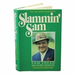 Sam Snead Signed & Personalized 1986 Slammin Sam Book by George Mendoza JSA ALOA