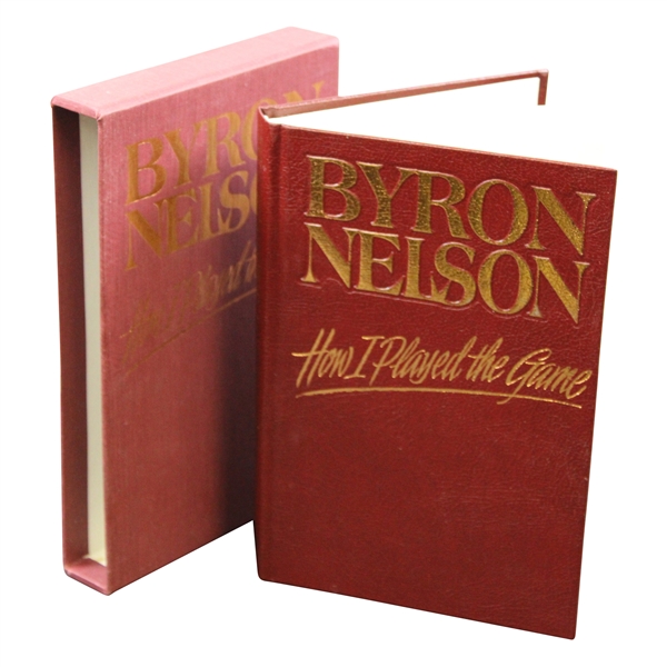 Byron Nelson Signed Special 1993 How I Played the Game Ltd Ed Book #374/500 JSA ALOA