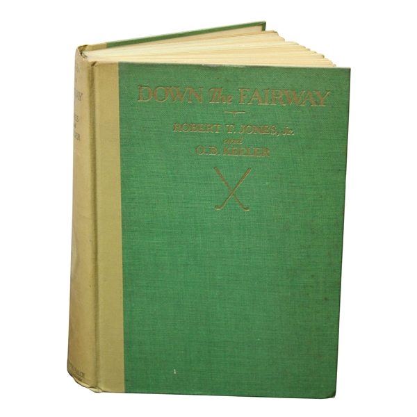 1927 Down The Fairway Book by Bobby Jones & O.B. Keeler - 2nd Printing