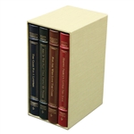 Harvey Penick Cased Collector's Edition with Four Leather Books Including 'Little Red Book' & 3 others