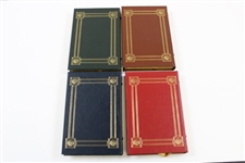 Harvey Penick Cased Collector's Edition with Four Leather Books Including 'Little Red Book' & 3 others