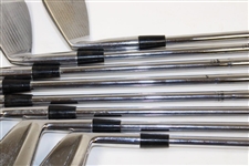 Women's US Open Champ Michelle Wie's Personal Used Set of Nike Irons with 'MW', Driver & Full Size Golf Bag