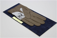 Payne Stewart Signed Golf Glove Display with 1991 Nameplate JSA ALOA
