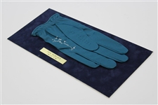 Jack Nicklaus Signed Golf Glove Display with 1962-67-72-80 Nameplate JSA ALOA