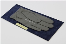Byron Nelson Signed Golf Glove Display with 1939 Nameplate JSA ALOA