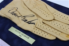 David Graham, Tom Watson, Larry Nelson, Fuzzy Zoeller & Ray Floyd Signed Golf Glove Display JSA ALOA