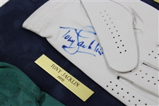 Orville Moody & Tony Jacklin Signed Golf Glove Display with Johnny Miller Glove JSA ALOA