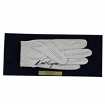 Ben Hogan Signed Golf Glove Display with 1948-50-51-53 Nameplate JSA ALOA