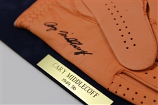 Cary Middlecoff Signed Golf Glove Display with 1949-56 Nameplate JSA ALOA