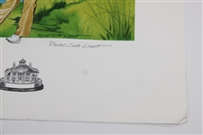 Hogan, Sarazen, & Player Signed Ltd Ed Grand Slam Champions of Golf Print JSA ALOA