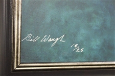 Arnold Palmer Ltd Ed 16/25 Artists Proof Canvas Portrait Painting by Bill Waugh with COA