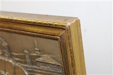 St. Andrews 'The Home of Golf' 1900-2000 Millenium Edition Cast Resin Picture by Artist Bill Waugh