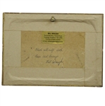 St. Andrews 'The Home of Golf' 1900-2000 Millenium Edition Cast Resin Picture by Artist Bill Waugh