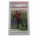 2001 Upper Deck Golf Tiger Woods Promo Golf Card NM-MT 8 PSA #09083648