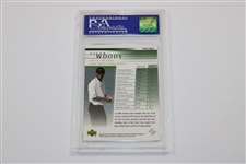 2001 Upper Deck Golf Tiger Woods Promo Golf Card NM-MT 8 PSA #09083648