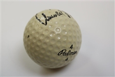 Arnold Palmer Signed Personal Logo 4 Golf Ball JSA ALOA
