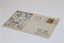1933 Augusta National Golf Club 'Bobby Jones Course Opening' FDC - Red