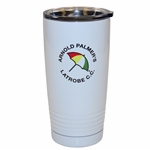 Arnold Palmers Latrobe C.C. Unused White Logo Tumbler
