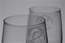 Pair of Arnold Palmer's Latrobe C.C. White Wine Glasses