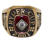 Hal Suttons Personal 2001 USA Ryder Cup Team Member 14k Gold Ring