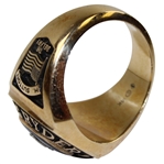 Hal Sutton's Personal 2001 USA Ryder Cup Team Member 14k Gold Ring