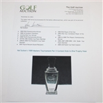 Hal Sutton's 1989 Masters Tournament Par-3 Contest Hole-In-One Trophy Vase