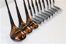 New Unhit Condition Macgregor Jack Nicklaus 'Golden Bear Irons with Woods #S2H5Y34 & #S2H5Y29