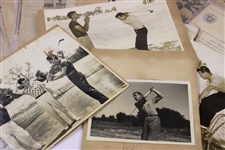 1920's Scottish Golfer David Sutherland Original Photos and Newspaper Articles