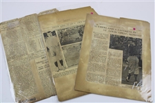 1920's Scottish Golfer David Sutherland Original Photos and Newspaper Articles