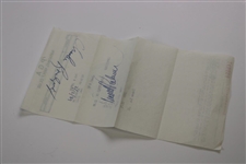 Arnold Palmer Signed Cut with Arnie's Crusade Army Pin & Black Latrobe Hat