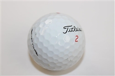 Jack Burke Signed Classic Titleist Masters Logo Ball with 56 Inscription JSA ALOA