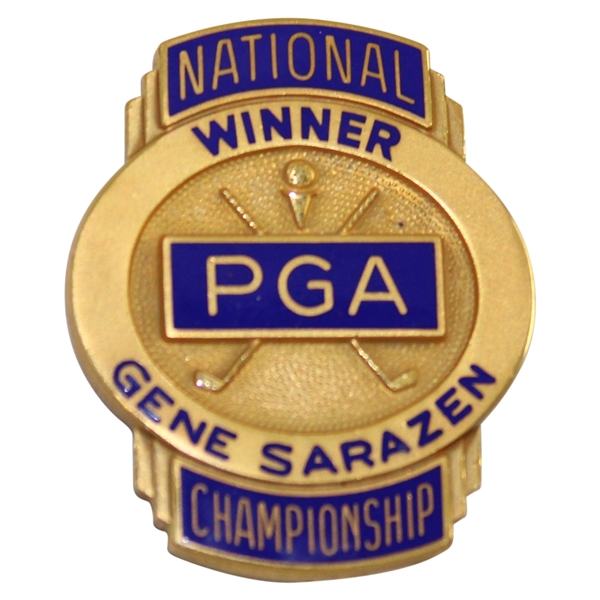 Gene Sarazens PGA National Championship Past Winner Badge