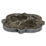 1947 British Amateur at Carnoustie Sterling Silver Runner-Up Medal Awarded to Dick Chapman with Letter 