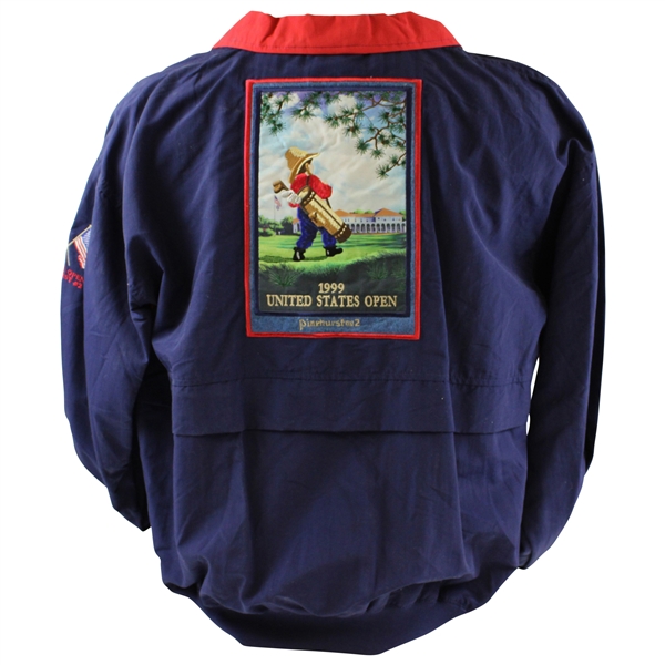 1999 US Open at Pinehurst N0. 2 Unused Red/White/Blue Starbus Windjacket - Large