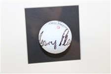 Nicklaus, Palmer, & Player Signed Golf Balls & Photos in Framed Shadow Box JSA ALOA