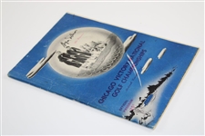 Byron Nelson Signed 1946 Chicago Victory National Golf Championship Program Medinah C.C. JSA ALOA