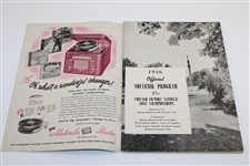 Byron Nelson Signed 1946 Chicago Victory National Golf Championship Program Medinah C.C. JSA ALOA