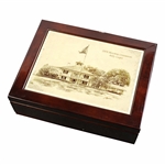Augusta National 1970 Masters Champion Billy Casper Commemorative Cherry Wood box