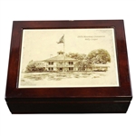 Augusta National 1970 Masters Champion Billy Casper Commemorative Cherry Wood box