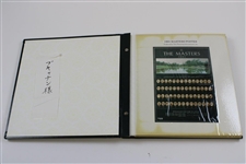 Unique Augusta National 1993 Masters Tournament Photo Album with Japanese Advertisements, Broadcasts, & more