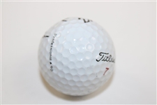 Gary Player Signed 2000 Masters Tournament Used Titleist Golf Ball with Inscription & COA JSA ALOA