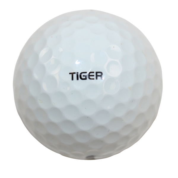 Tiger Woods Game Used & Marked Nike 1 Tiger Golf Ball
