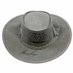 Gary Player Signed The Big Three Invitational Gray IBF Aussie Hat JSA ALOA