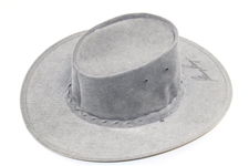 Gary Player Signed 'The Big Three Invitational' Gray IBF Aussie Hat JSA ALOA