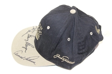 Palmer, Nicklaus & Player Signed 'The Big Three Invitational' Hat JSA ALOA