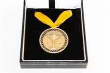 1967 Ryder Cup at The Champions Club 14k Gold Inscribed Medal Presented to Team Members