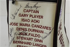 2001 Warburg Cup at Kiawah Full Team Signed UBS Warburg Cup Full Size Golf Bag JSA ALOA