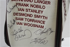 2001 Warburg Cup at Kiawah Full Team Signed UBS Warburg Cup Full Size Golf Bag JSA ALOA