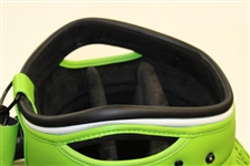 John Daly Signed Vibrant Green & White Vertical Groove Logo Full Size Golf Bag PSA #AM26959