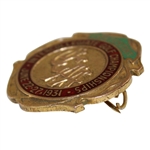 1931 Intercollegiate Golf Association Contestant Badge - George Dunlap Win